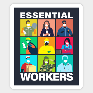 ESSENTIAL WORKERS Sticker